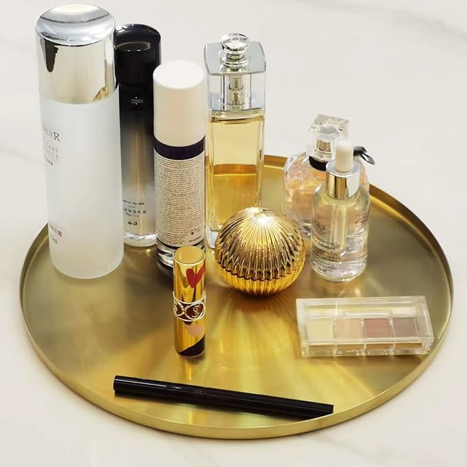 FREELOVE Gold Serving Tray, Decorative Platters and Trays - Image 7