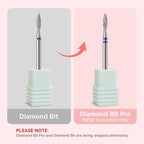 MelodySusie 2.2mm Flame Shape Cuticle Clean Nail Drill Bit 3/32'', Professional - Image 3