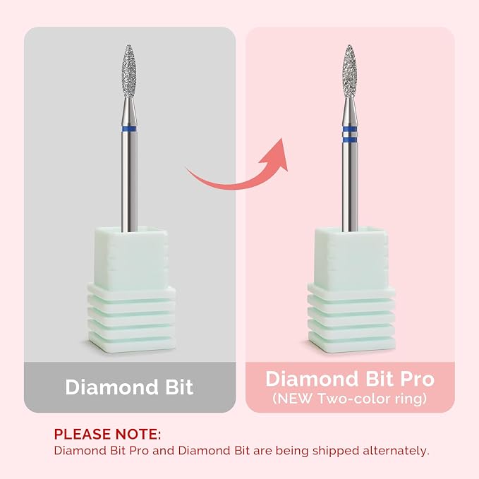 MelodySusie 2.2mm Flame Shape Cuticle Clean Nail Drill Bit 3/32'', Professional - Image 3