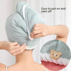Microfiber Hair Towel, Hair Towel wrap - Image 3