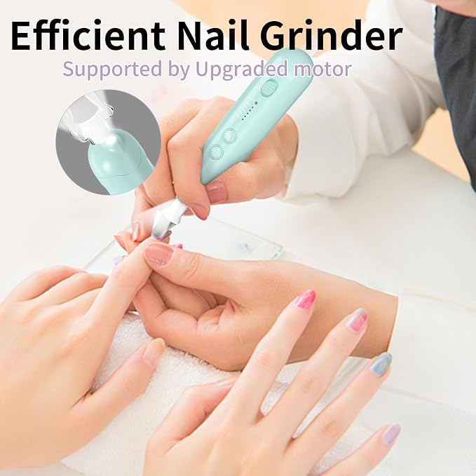 Manicure Pedicure Kit for Women, Professional Nail Grinder for Senior Thick - Image 4