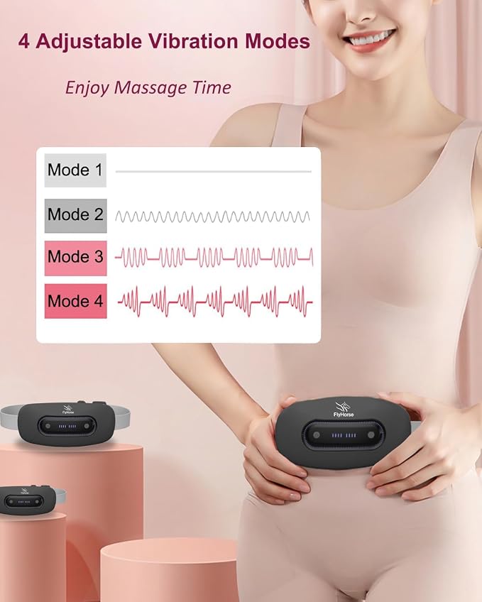 Electric Heating Pad, Portable Cordless Menstrual Heating Pad - Image 4