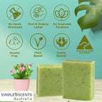Simple Scents Australia Lemon Myrtle Scented Natural Soap Bars, 3.5oz - Image 3