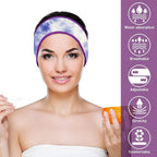 Denfany Spa Facial Headband 4 Pack Ultra Soft Adjustable Skincare - Image 5