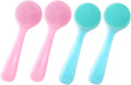 HINZIC 4 Pack Silicone Manual Facial Cleansing Brush, Skin Friendly Waterproof by HINZIC
