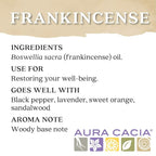 Aura Cacia Essential Oil, Meditative Frankincense, 0.5 Fluid Ounce, Packaging - Image 11