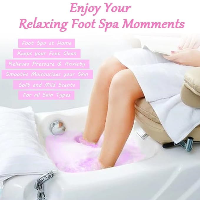 Lanwexy Bath Bombs, 32 Pack Foot Soak - Image 6