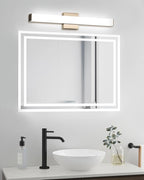 LED Bathroom Vanity Light Fixtures 24in Brushed Nickel, Dimmable18W 4000K - Image 5