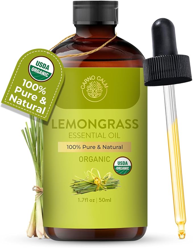 Lemongrass Essential Oil | USDA Certified Organic Lemongrass Oil | - Image 2