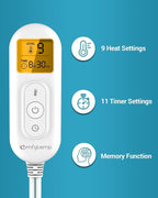 Heating Pad for Back, Comfytemp Mothers Day Gifts for Women Men Dad Mom - Image 3