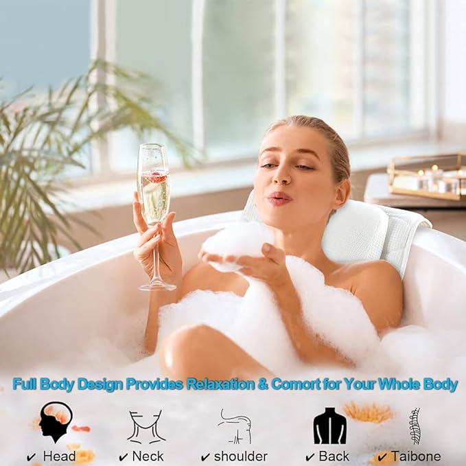 OMYSTYLE Full Body Bath Pillow, Bath Pillows - Image 5