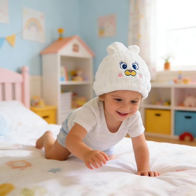 2 PCS Microfiber Hair Towel Wrap - Image 7