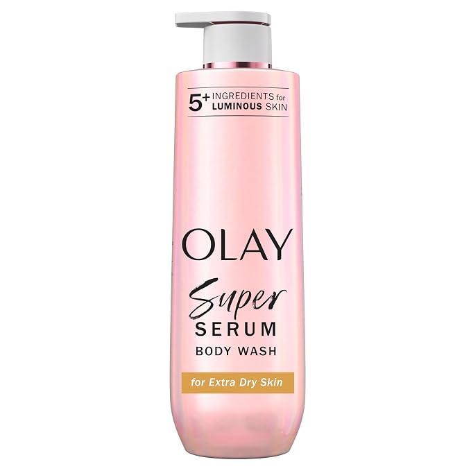 Olay Super Serum Body Wash for Extra Dry Skin, 24hr Long Lasting Hydration by Olay