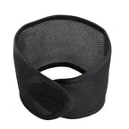 2Pcs black and red Mesh Hair Wraps, Thicker Soft Head Wraps - Image 7