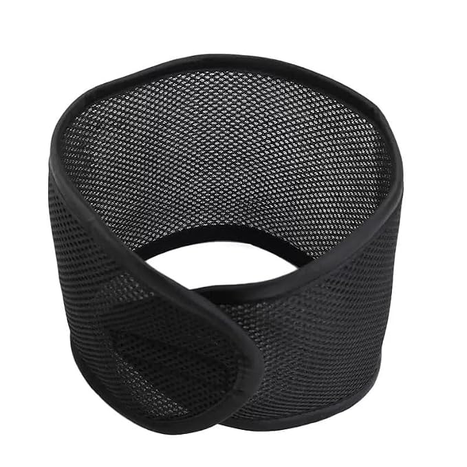 2Pcs black and red Mesh Hair Wraps, Thicker Soft Head Wraps - Image 7