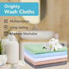 Orighty Wash Cloths Bulk Towels Set 200 Pack, Highly Absorbent and Soft Feel - Image 6
