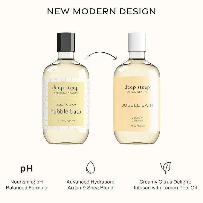 Deep Steep Lemon Cream Bubble Bath - Image 4