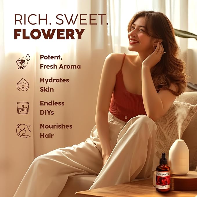 100% Pure Rose Otto Oil - Image 3