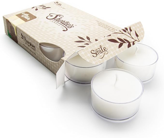 Cuddly Cotton Premium Tealight Candles by ShortiesCandleCompany
