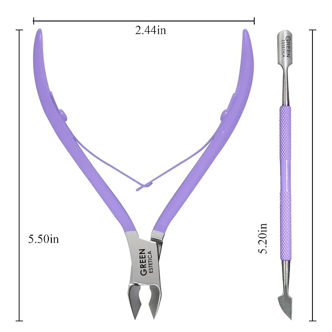 Professional Cuticle Trimmer Nail Cuticle Cutter Stainless Steel Cuticle Nippers - Image 2
