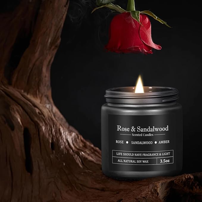 8 Pack Scented Candles for Men, Masculine Candle Gift Set - Image 3