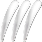 Pndeyo 3pcs Mini Stainless Steel Makeup Spatula, Reusable Cosmetic Cream by Pndeyo