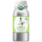 SVA Eucalyptus Essential Oil Organic – 16 Fl Oz – 100% Natural Organic by SVAORGANICS