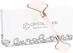 C CRYSTAL LEMON Rose Quartz Facial Roller by CrystalLemon