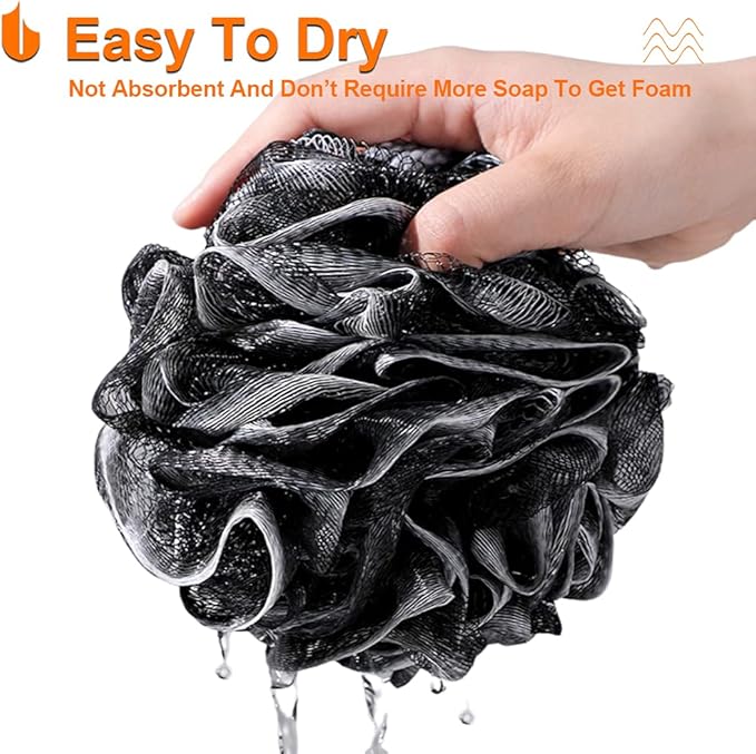 Urbanstrive Shower Bath Sponge XL 75g Soft Shower Loofahs Balls - Image 5