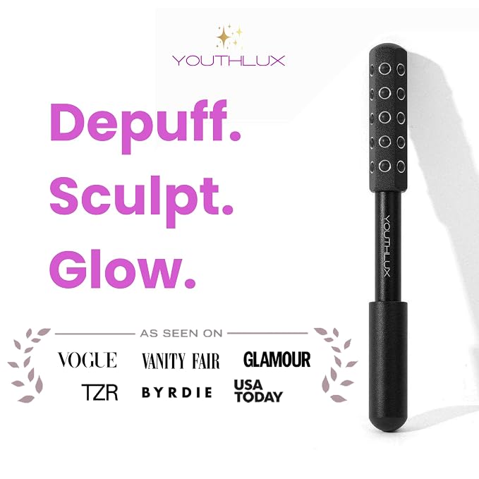 Radiance Roller – Germanium Stone Facial Massage Tool/Wand Face Roller - Image 3