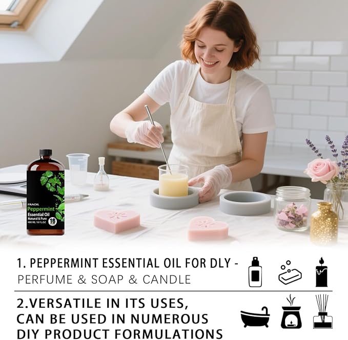 Peppermint Essential Oil, Peppermint Oil 16 Fl Oz 480 ML - Image 7