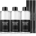 COCODOR Reed Diffuser Oil Refill/Woody Hotel /6.7oz / 3 Pack/Aromatherapy by COCODOR