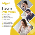 BeHoomi Steam Eye Mask, Self Heating Disposable SPA Warm Compress - Image 3