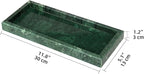 Marble Bathroom Vanity Tray, Luxury Natural Stone Small Decorative Tray - Image 2