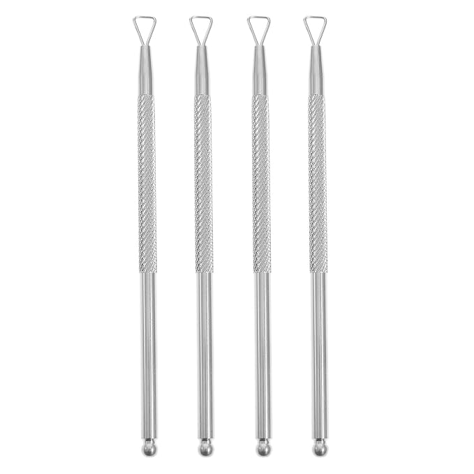 Beavorty 4 Pcs Cuticle Pusher Tool triangle cuticle peeler scraper nail cuticle by Beavorty
