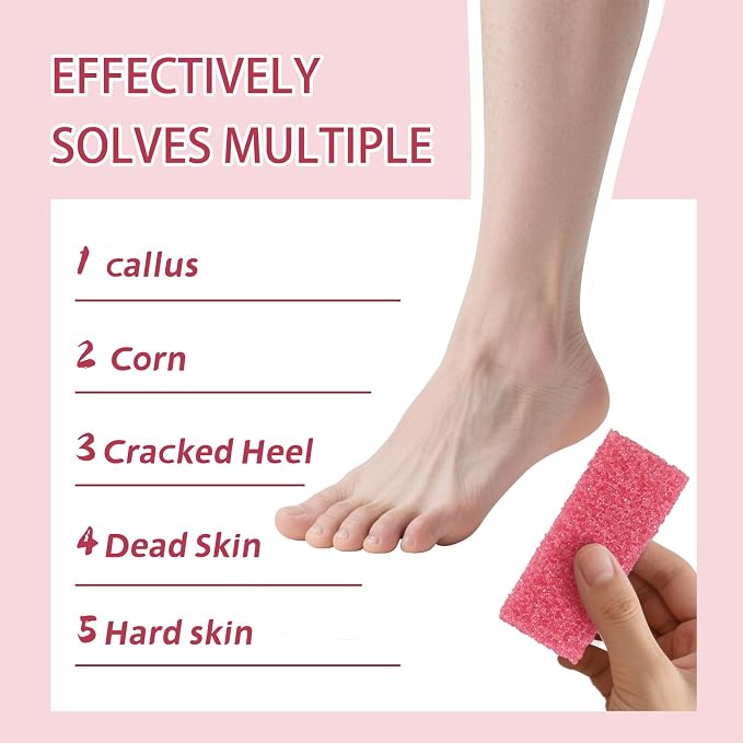 NOVAL Pumice Stone for Feet Scrubber Dead Skin Disposable Foot Pumice Foot - Image 3