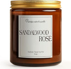 Sandalwood & Rose Scented Candles - Image 8