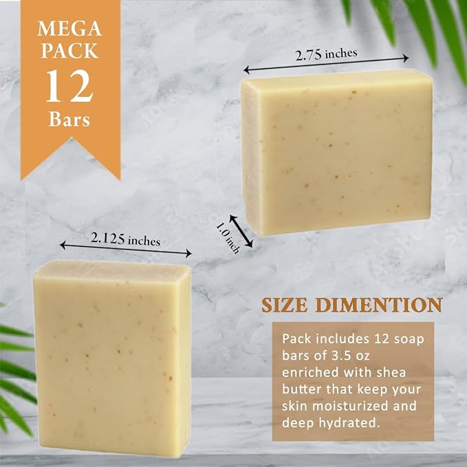 Simple Scents Australia Almond Scented Natural Soap Bars, 3.5oz Moisturizing - Image 6