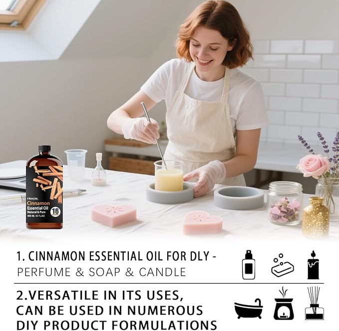 Cinnamon Essential Oil, Cinnamon Oil 16 Fl Oz 480 ML - Image 7