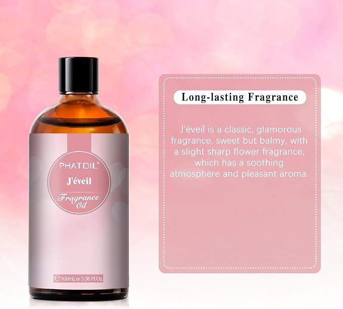 PHATOIL J'éveil Fragrance Oils for Aromatherapy, 3.38FL.OZ Diffuser Oils for - Image 3