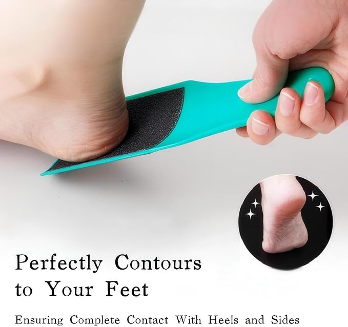 U-Shaped Curved Foot File, Double-Sided Dead Skin Callus Remover, Foot Scrubber - Image 4