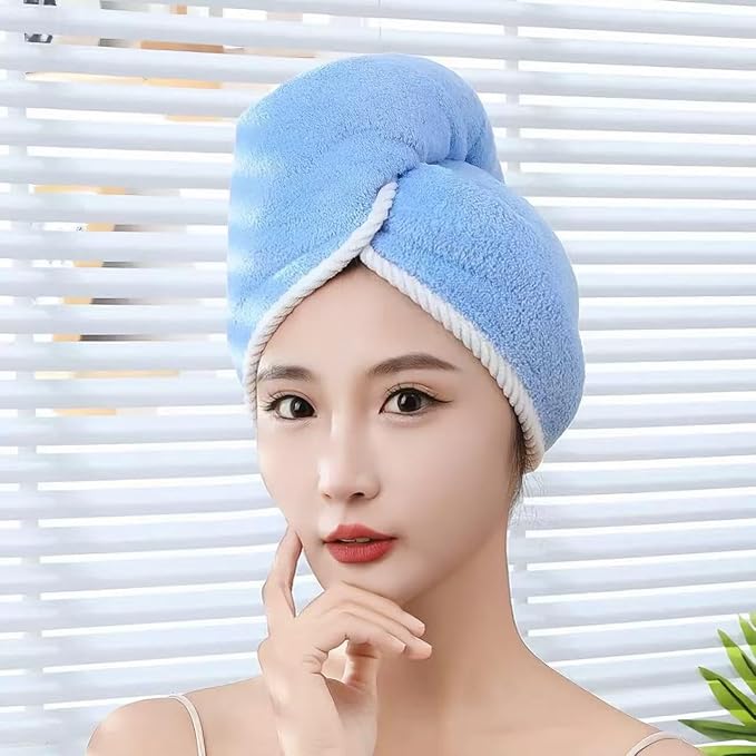Microfiber Hair Towel, Hair Towel wrap - Image 2