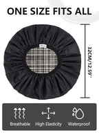 Years calm Men Shower Cap Reusable Waterproof, Dual-Layer Design, Double-Sided - Image 5