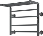 Foldable Heated Towel Rack, Dual-Zone Electric Towel Warmer Rack - Image 9