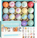 Kids Bath Bombs with Surprise Inside, 20 Pack Bring Dog and cat Toys Gift Set by Kottke