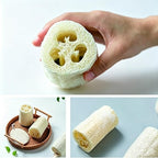 pisdoplop Natural Loofah Exfoliating Body Sponge Scrubber, 4 inch-Long Organic - Image 9