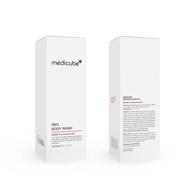 medicube Red Body Wash 14.10 Fl.oz I Low pH and Hydrating Cleanser - Image 7