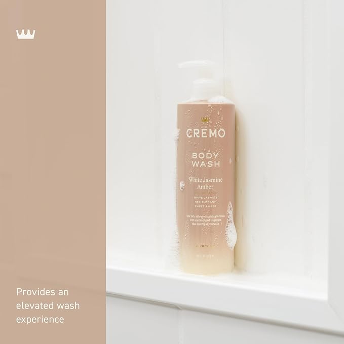 Cremo White Jasmine Amber Skin Moisturizing Body Wash - Image 3