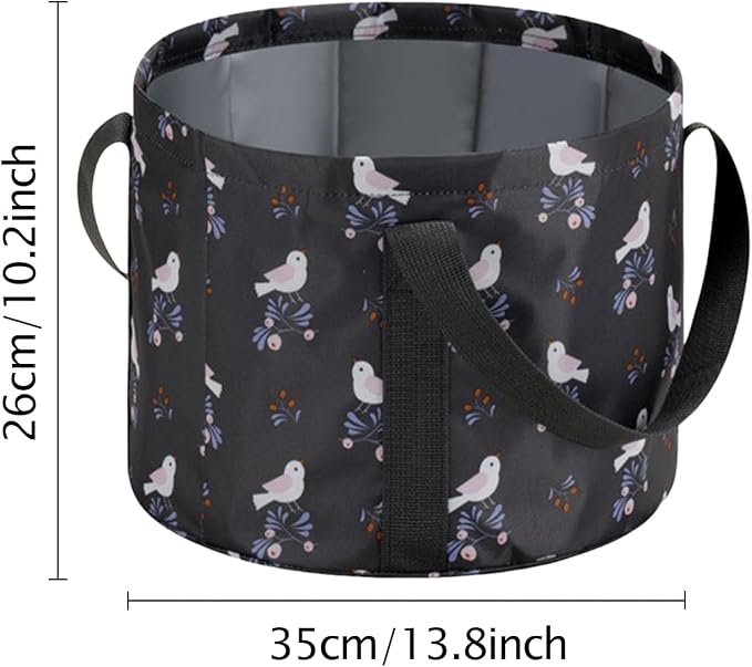 Portable Travel Foot Bath Tub, Collapsible Bucket - Image 2