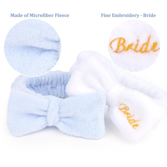 CIEHER 8 Pack Spa Headbands for Bachelorette Party Favors - Image 2